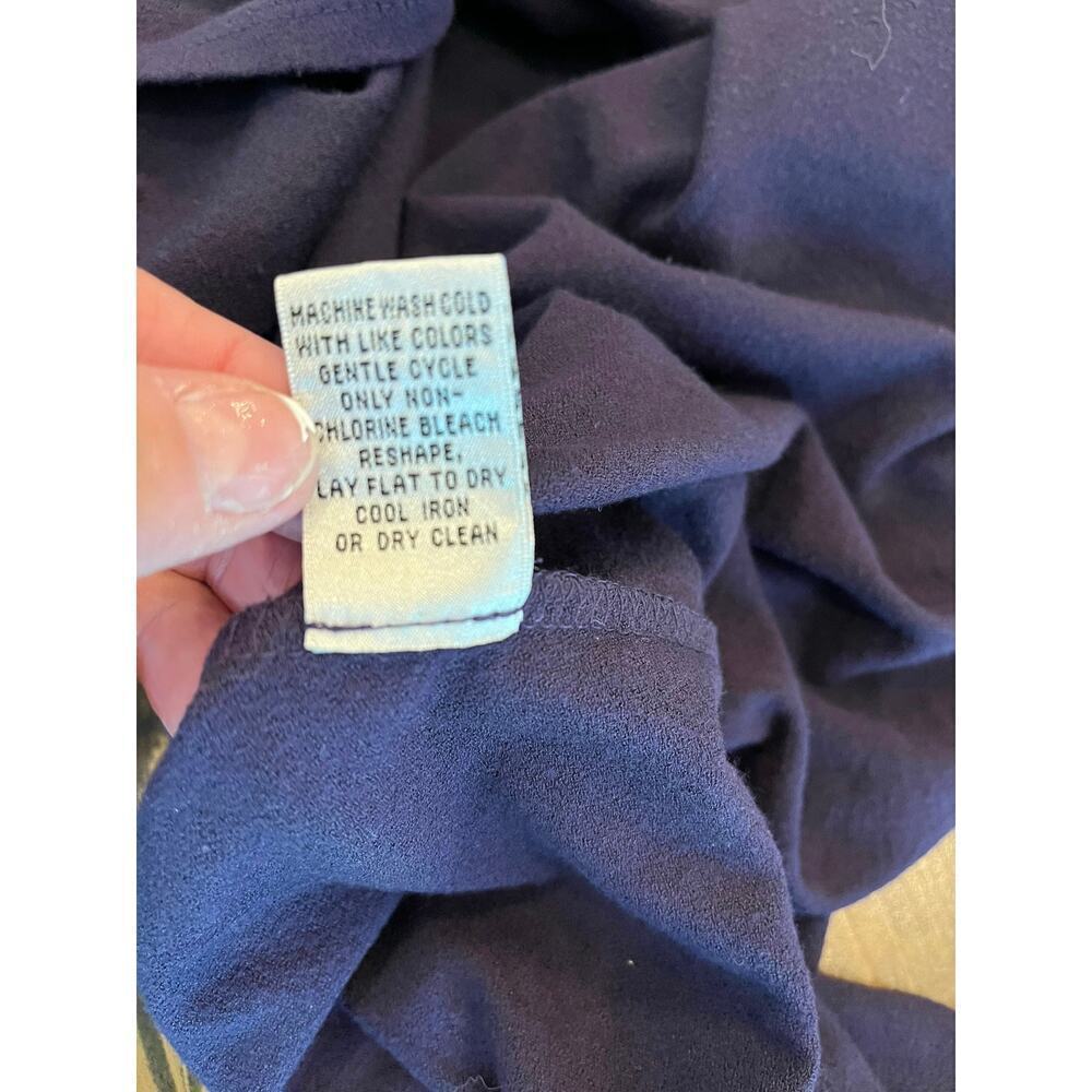 VTG Talbots Faux Wrap Purple dress Women 4 Ballet Ethereal Y2K Fairy Coquette - Picture 8 of 8